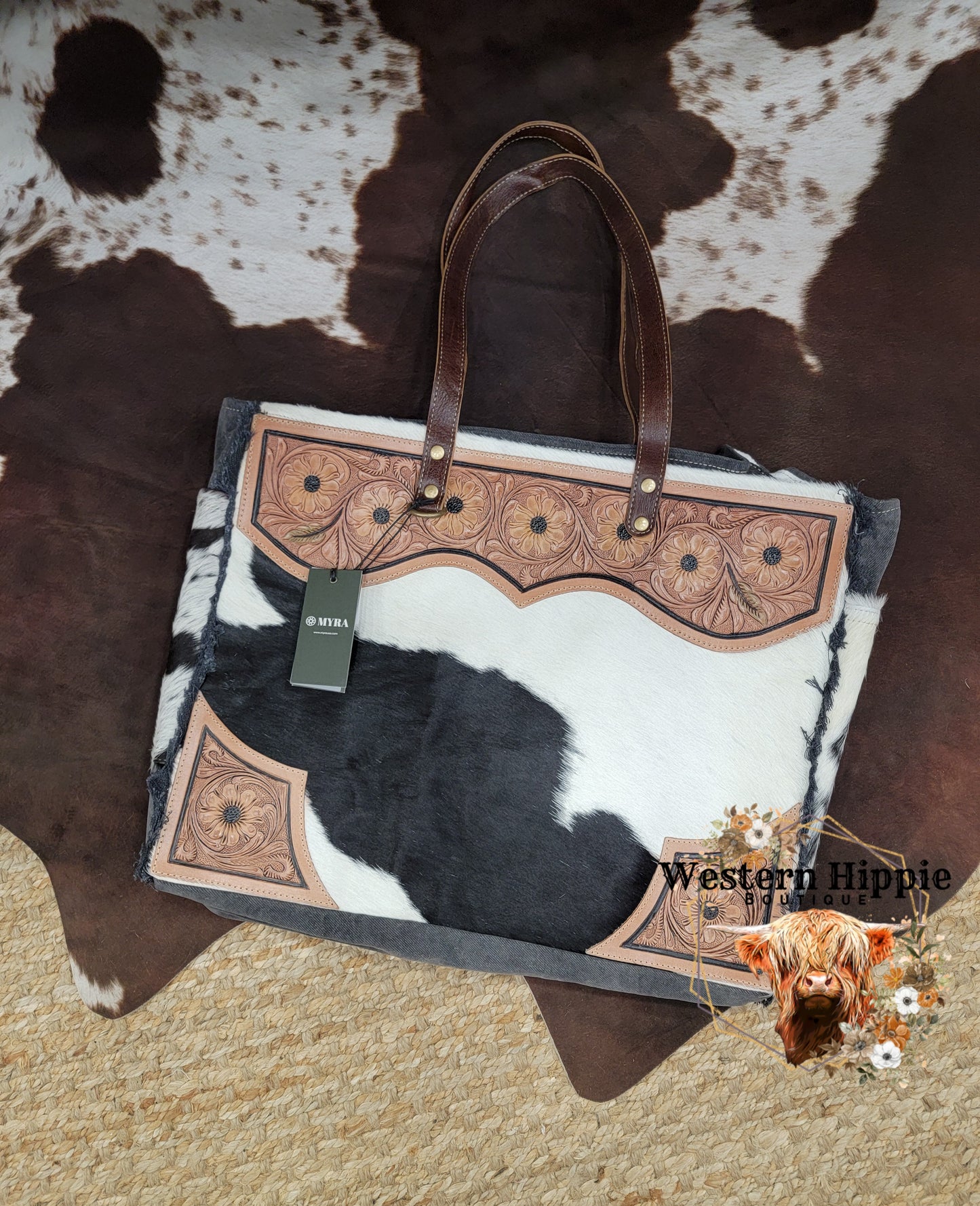 Cartwright Hand-Tooled Bag
