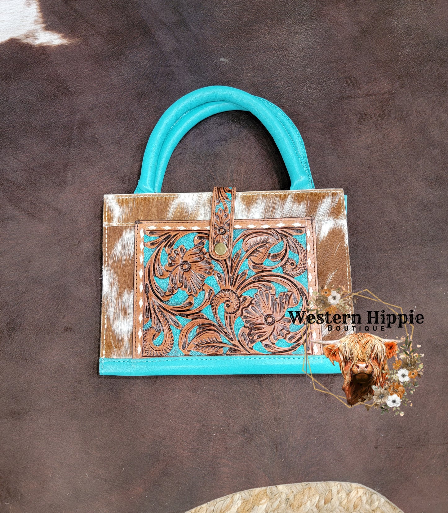Turquoise Bible Cover Carrying Case