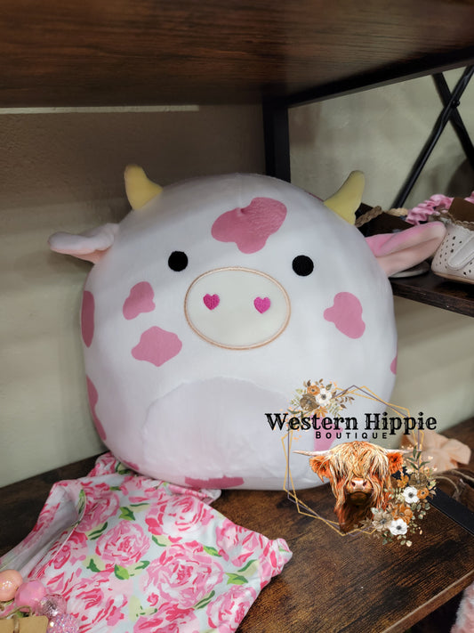 Pink squishy cow