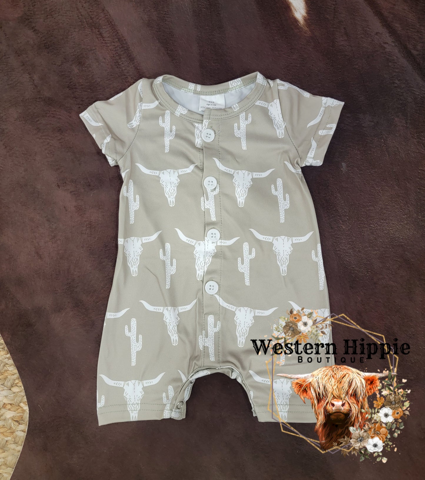 Bull head romper