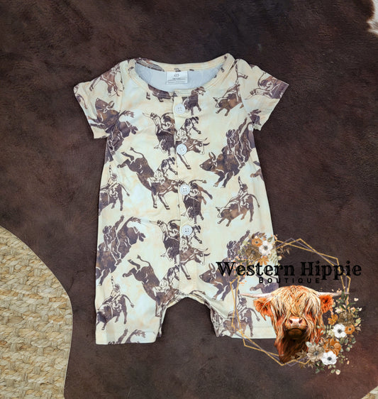 Bull rider romper