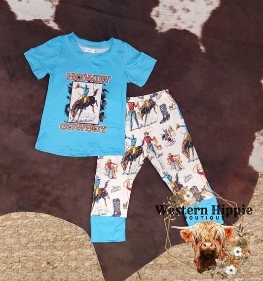 Howdy cowboy pants set