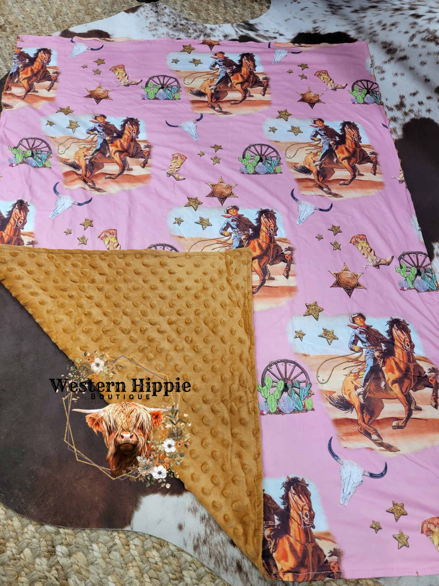 Western deputy blanket