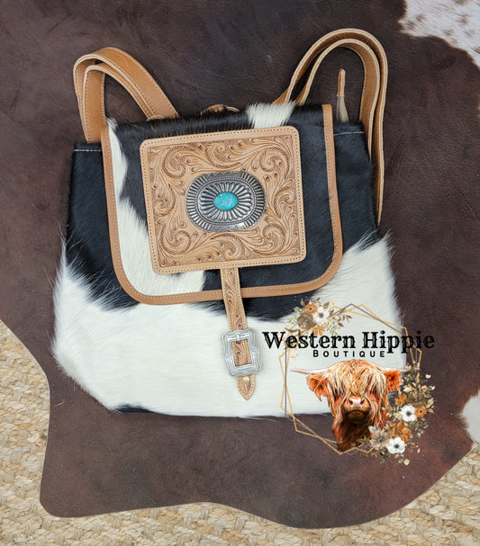 Westward Wind Hand-Tooled Bag