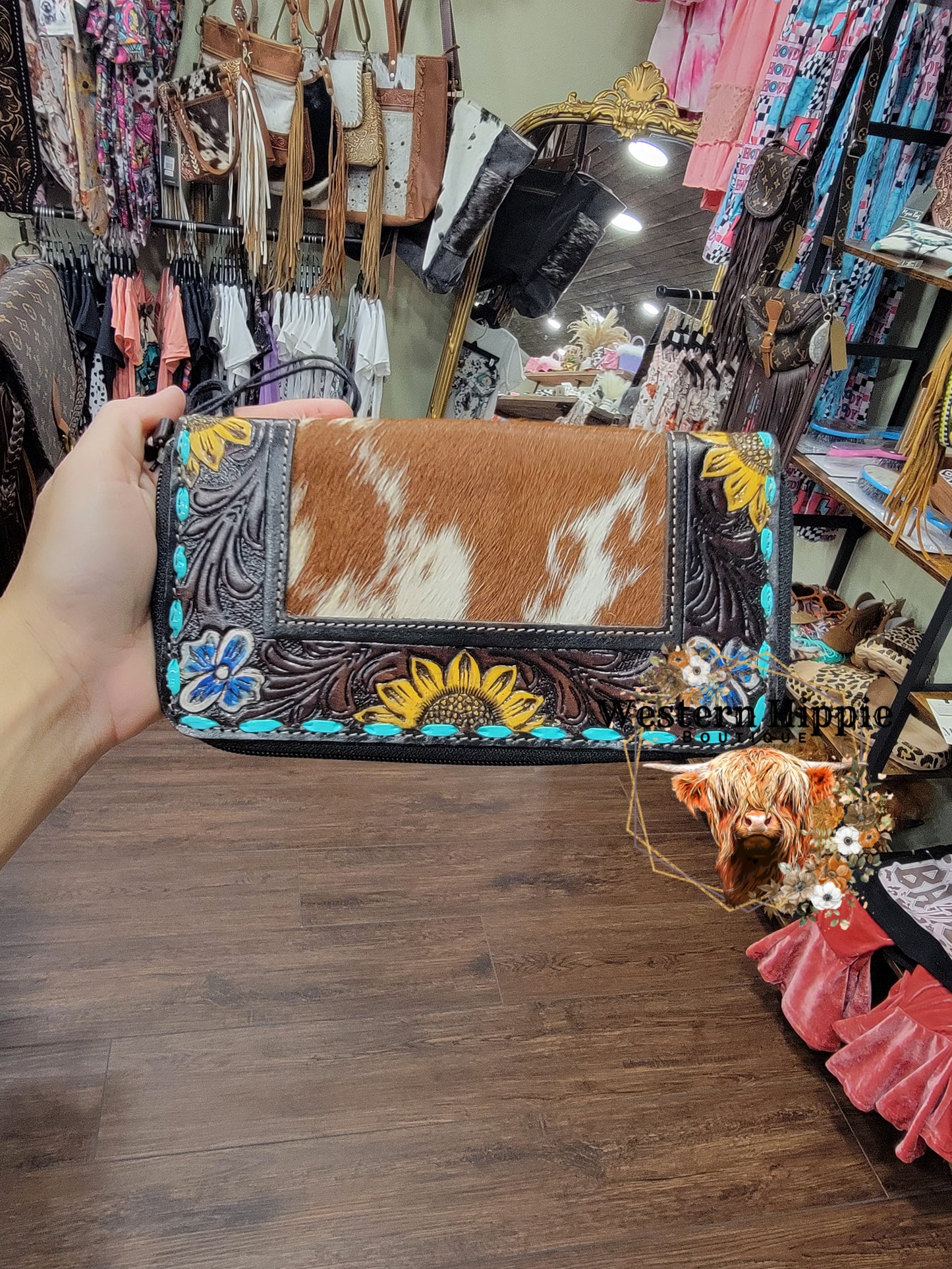 Boho Patchy Wallet