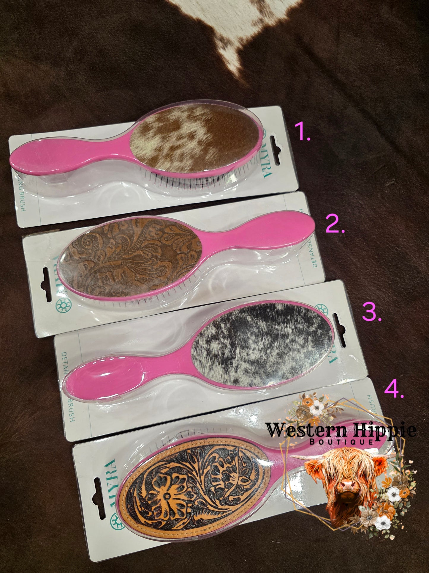 Magenta Mesa Hair Brush