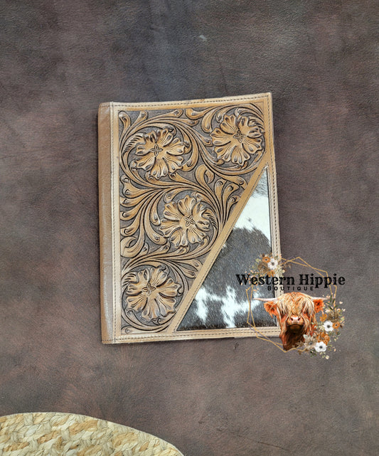 Tooled Leather & Hide Bible Cover