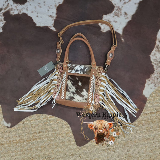 High mesa fringed concealed carry bag