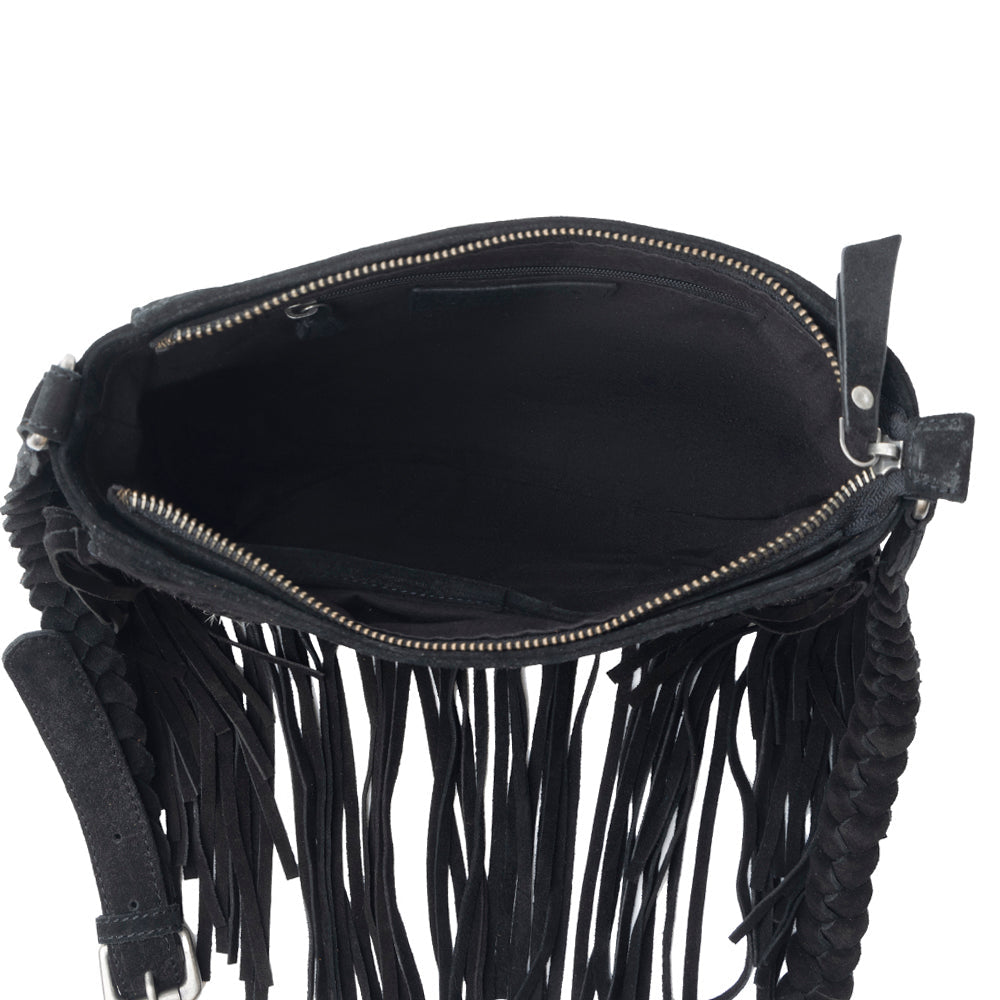 Mustang's Luck Leather And Hairon Bag