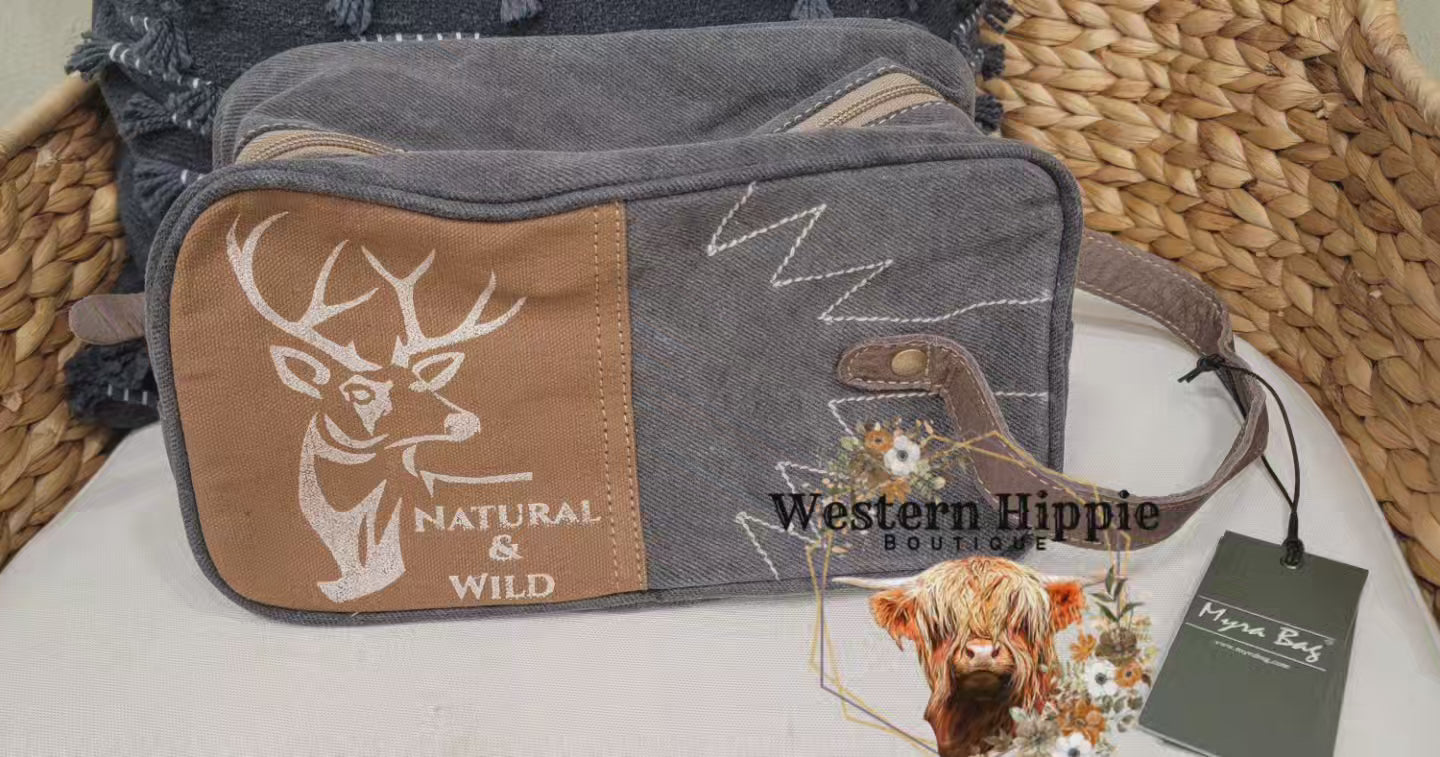 Wild reindeer Shaving kit bag