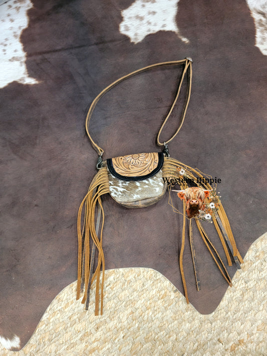 Toddler Tooled Sunflower Bag