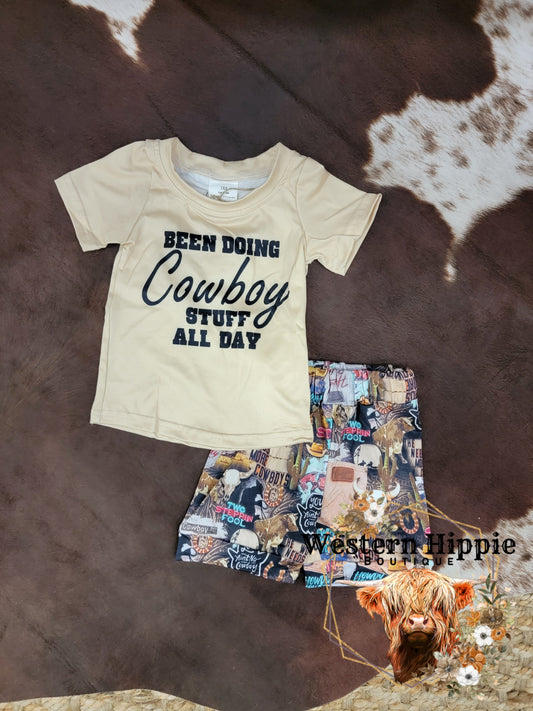 Been doing cowboy stuff shorts set