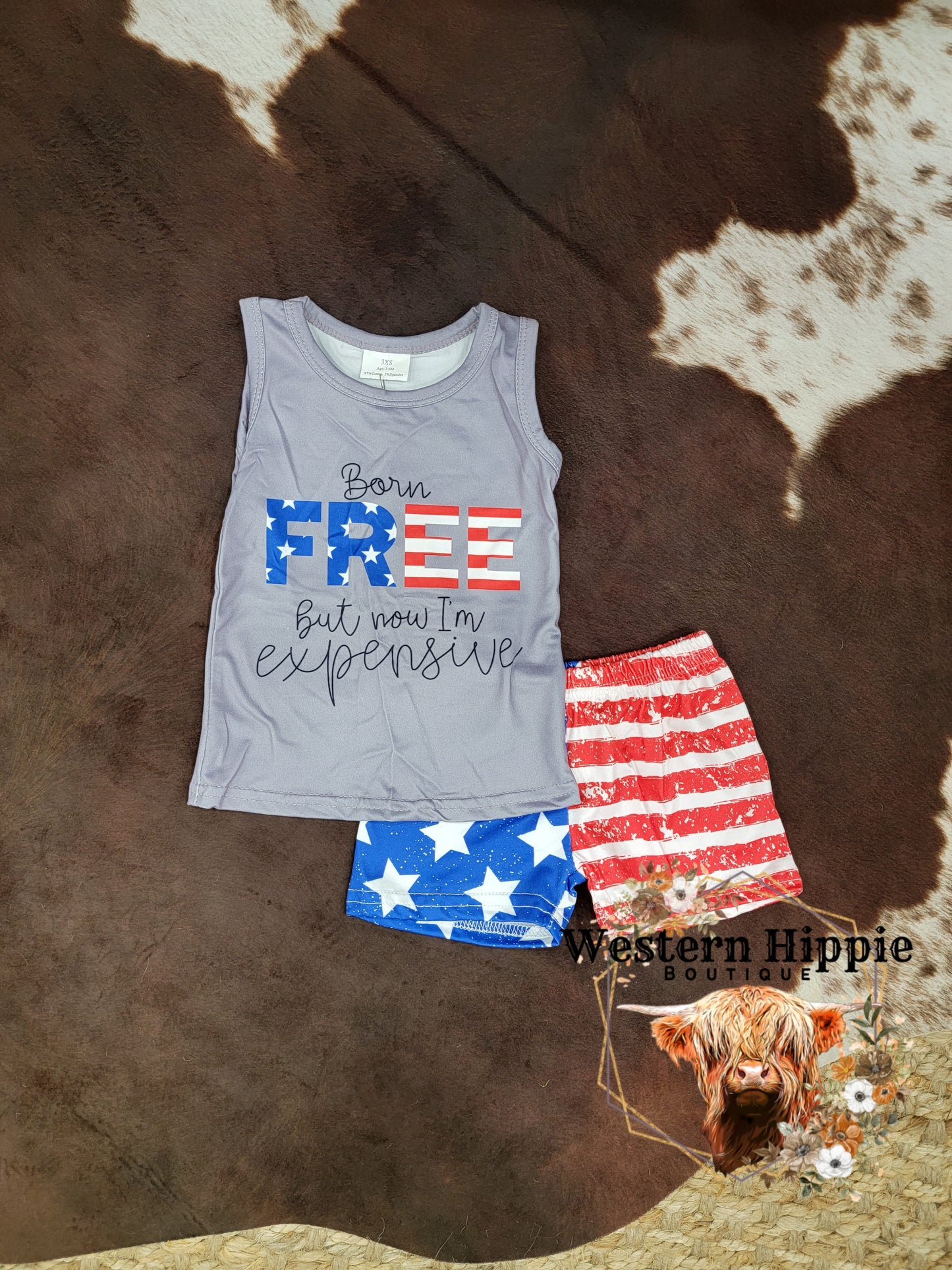 Born free shorts set