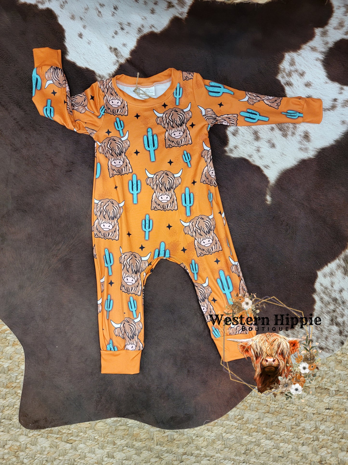 Orange highland jumpsuit