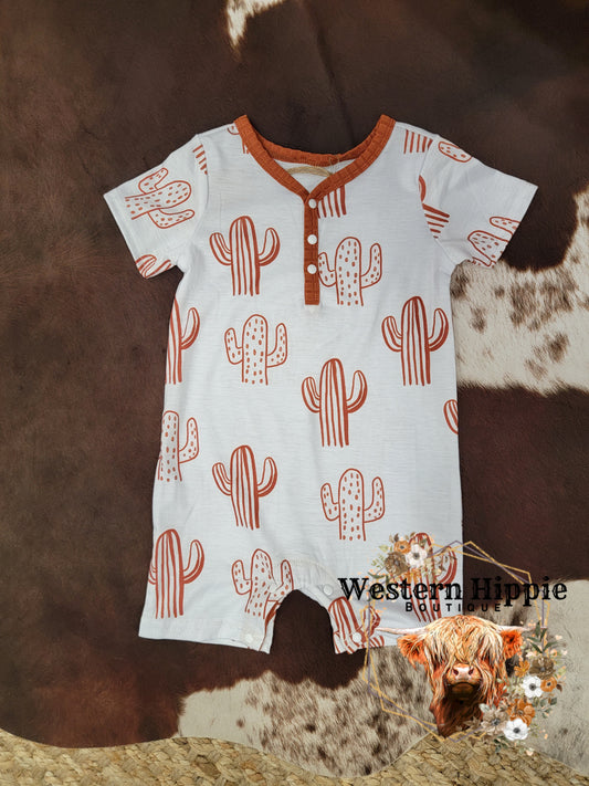 Rusty cactus romper