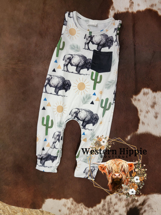 Wild buffalo jumpsuit