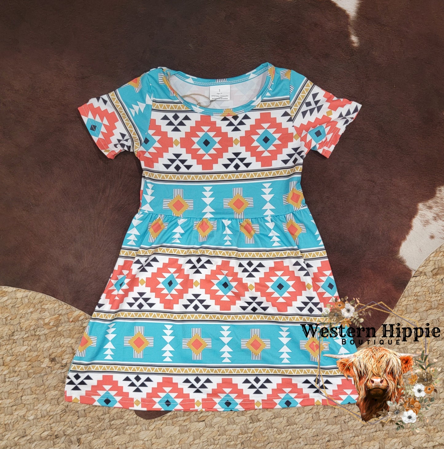 Western aztec dress