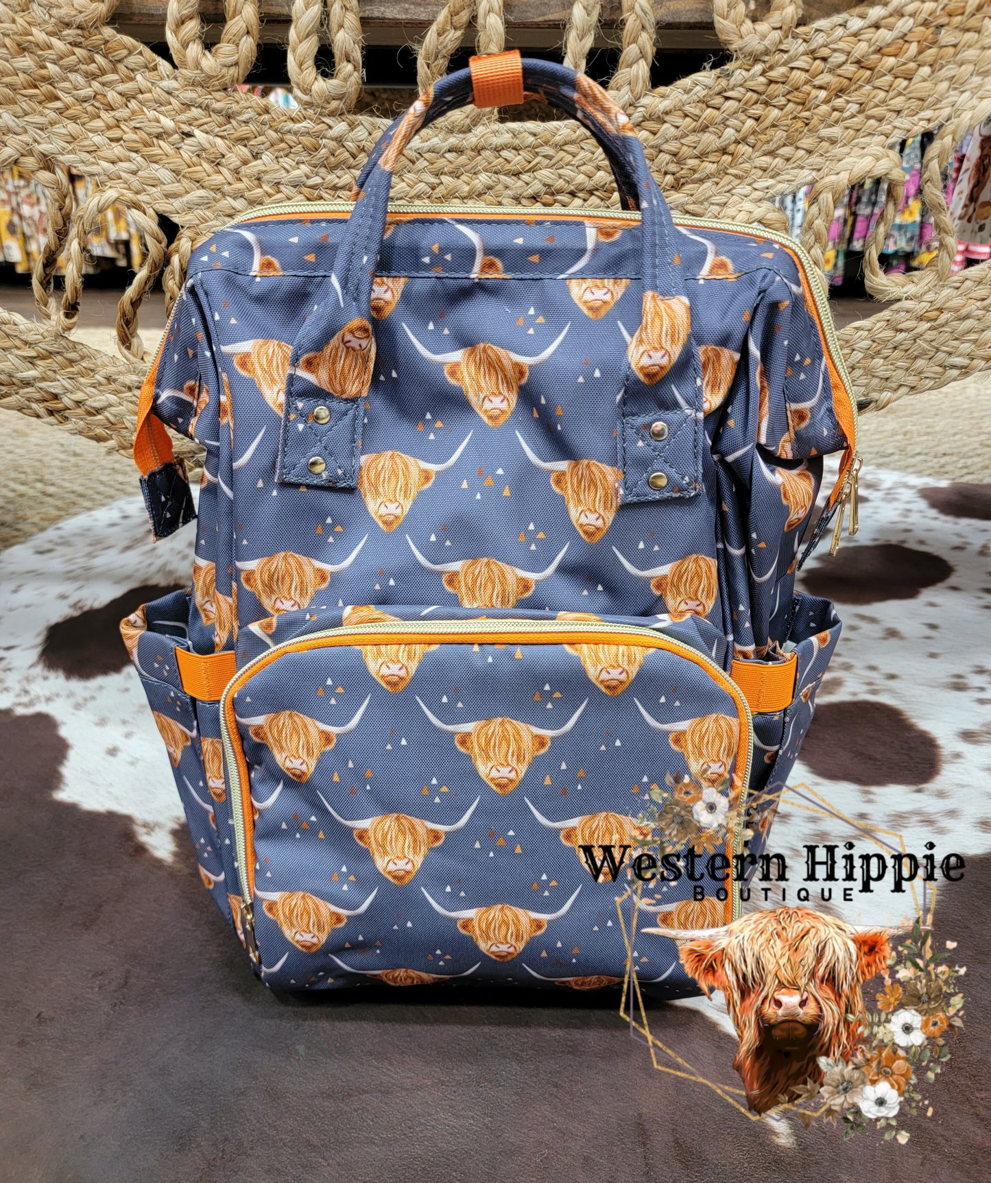 Wild wild west diaper bag