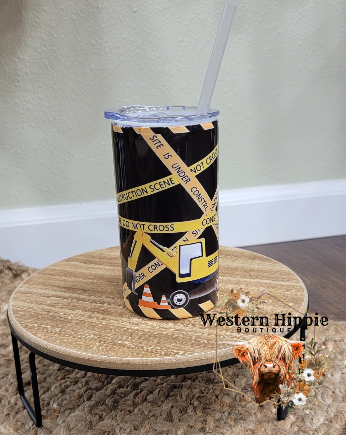 12oz construction tumbler