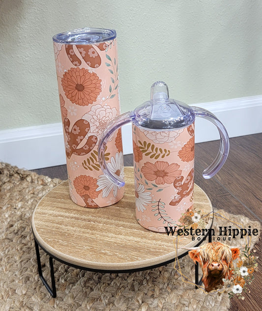 Boho mama/mini tumbler set